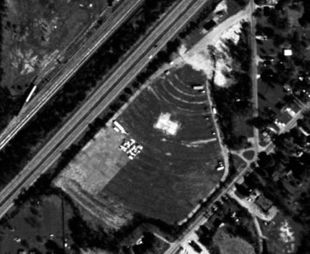 Starlite Drive-In Theatre - Aerial - Photo From Terraserver (newer photo)
